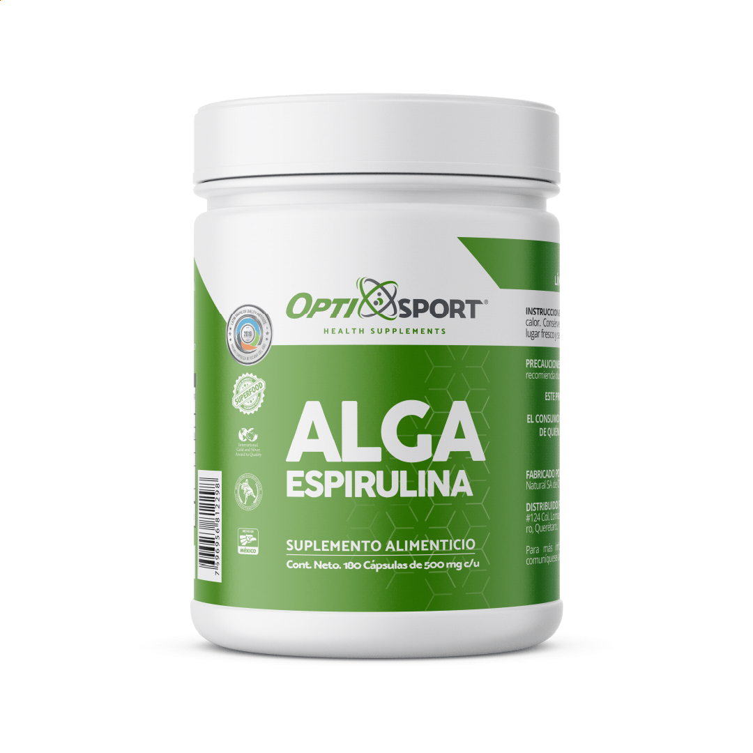 Alga Espirulina (180 cápsulas)