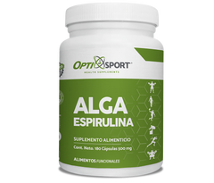 Cápsulas de Alga Espirulina | Alimentos Funcionales | Super Foods | Envase con 180 cápsulas de 500 mg c/u