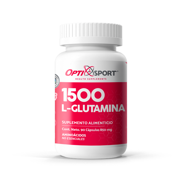 L-Glutamina 1500 con 90 caps.